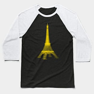 Holografic Tour Eiffel Baseball T-Shirt